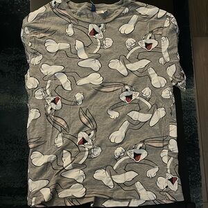 H&M Divided Looney Tunes Bugs Bunny Short Sleeve T - Shirt Size L